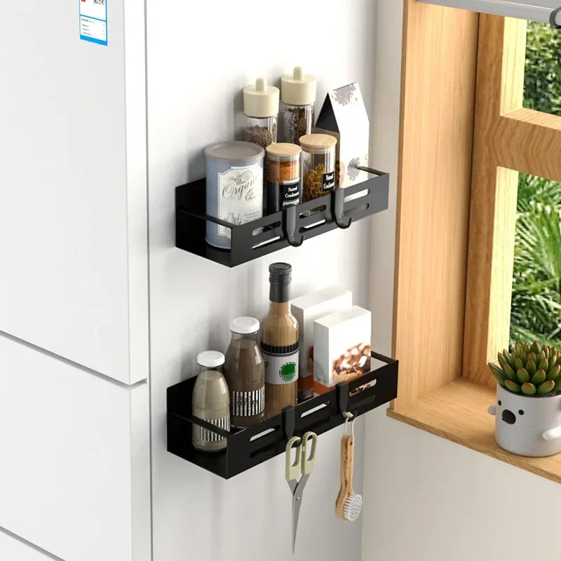 Multifunctional Magnetic (Non-Punching Installation) Storage shelves (2 pcs set ) Prily