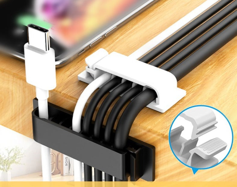 Multipurpose Self-Adhesive Cable Organizer Prily