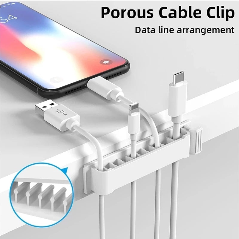 Multipurpose Self-Adhesive Cable Organizer Prily