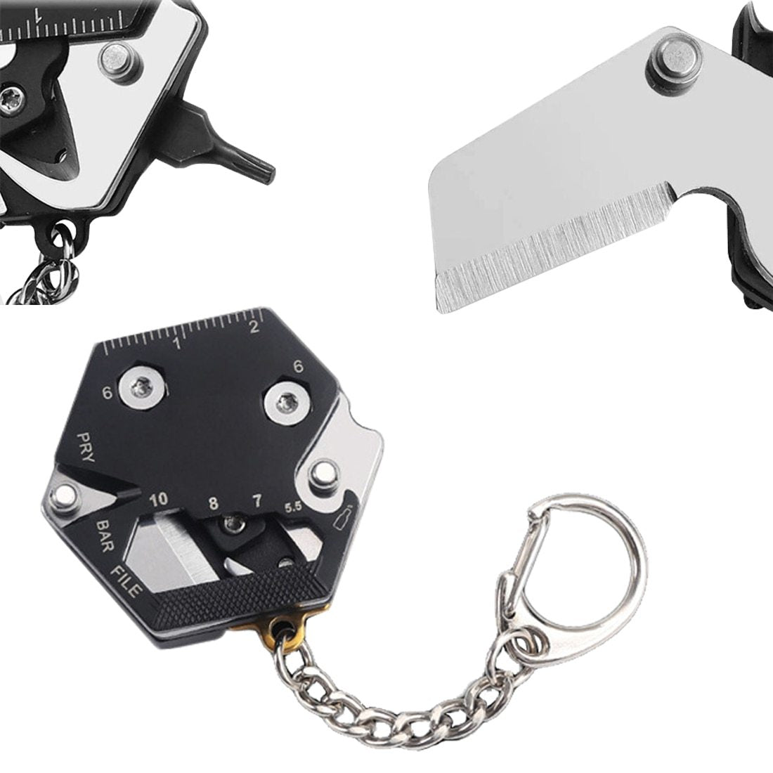 14 In 1 Multifunctional Edc Keychain