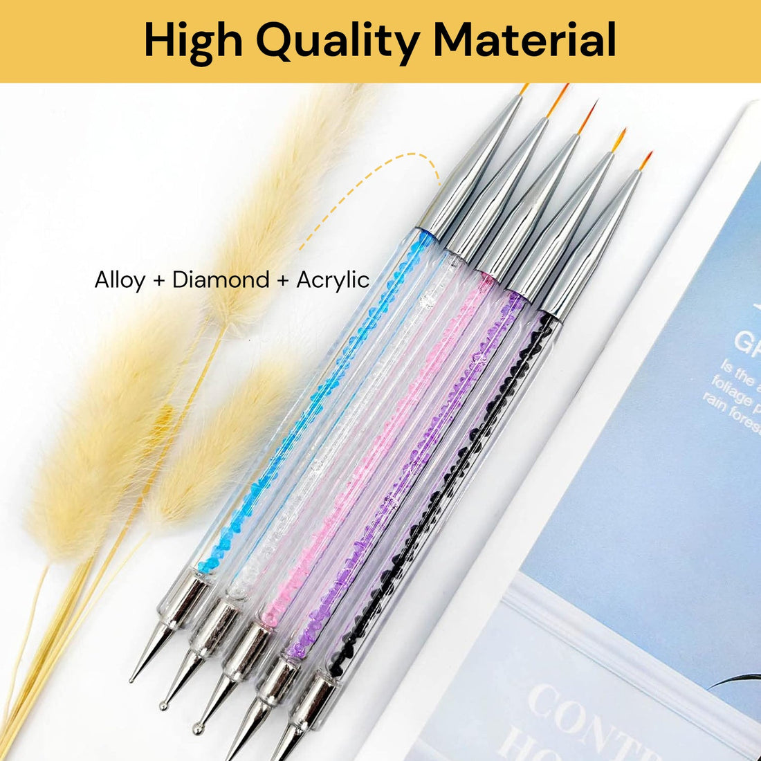 5PCs Nail Art Liner Brushes