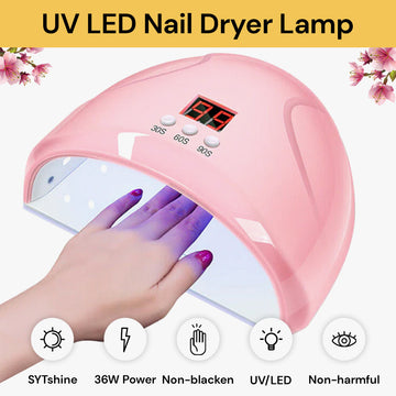 UV LED Nail Lamp - Automatic infrared sensor - 12 PCS of LED light beads