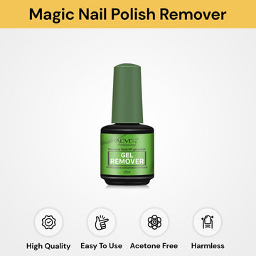 Acetone Free Nail Polish Remover | Easy to Use | 15ml