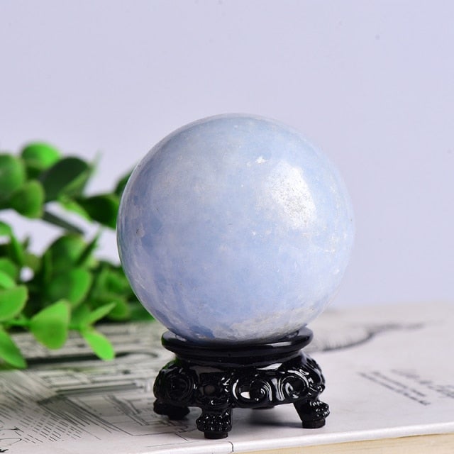 Natural Dream Crystal Quartz Ball With Decorative Base Prily