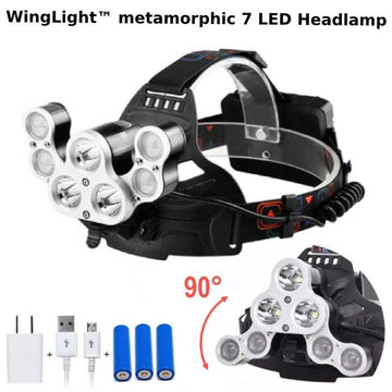 WingLight™ Metamorphic 7 LED Headlamp