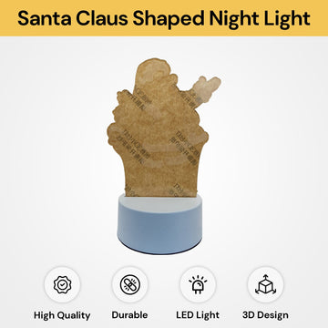 3D Santa Claus Shaped LED Night Light