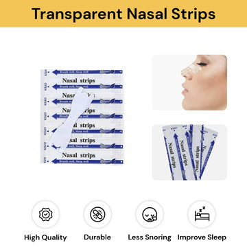 30PCs Transparent Nasal Strips