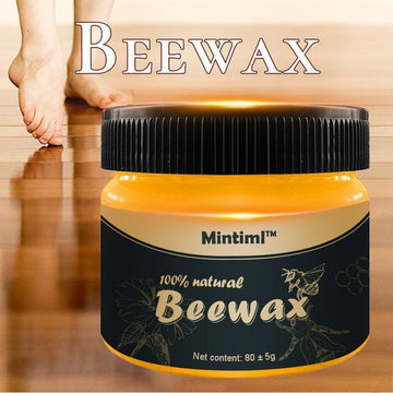 Beeswax Wooden Furniture Polish + 2 Dishcloths