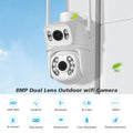 PTZ 4K HD Dual Lens/ Dual Screen Wifi Ai Smart Camera Prily