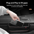 PU Leather Car Seat Gap Filler / Organizer Storage Box Prily