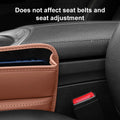 PU Leather Car Seat Gap Filler / Organizer Storage Box Prily