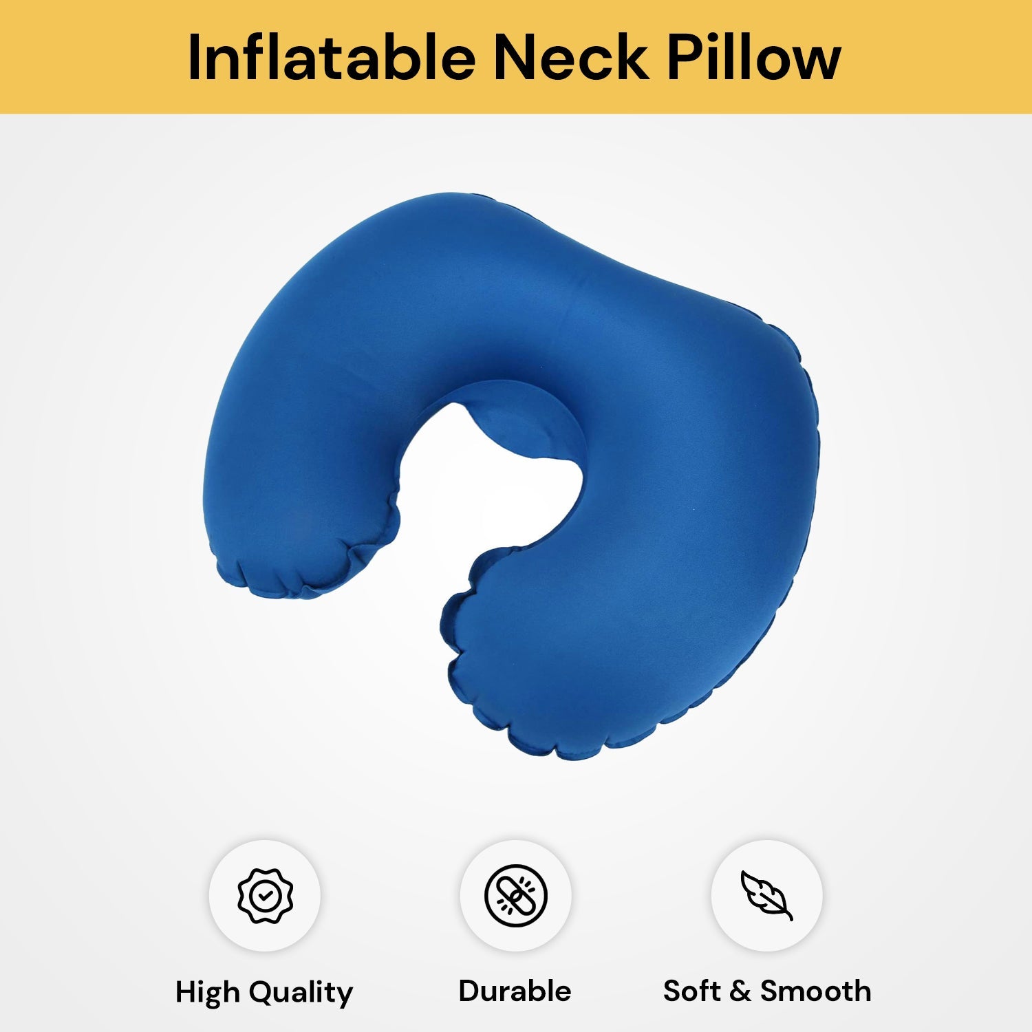 U Shape Inflatable Neck Pillow