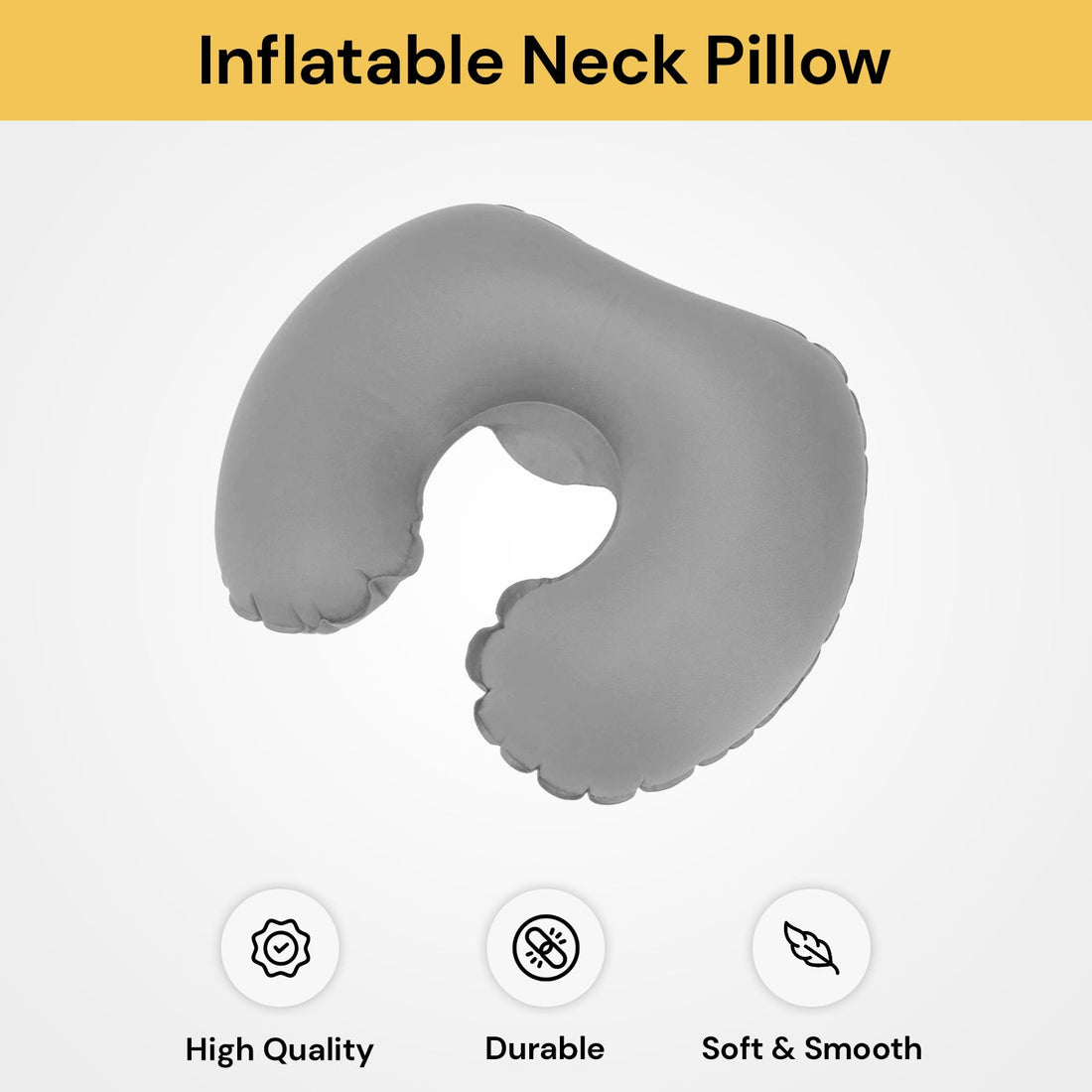 U Shape Inflatable Neck Pillow