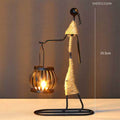 Pinturesque Metal African Style Candle Holder Prily