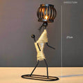 Pinturesque Metal African Style Candle Holder Prily