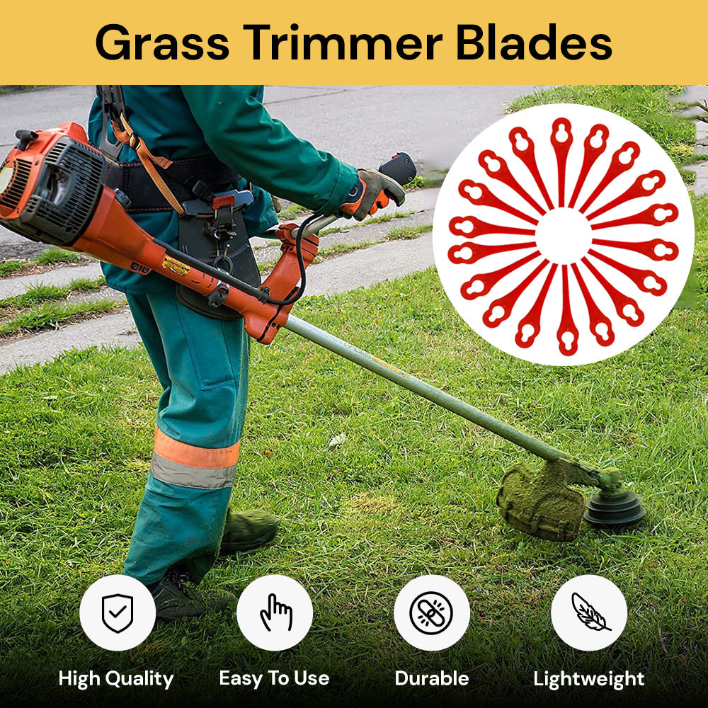 Grass trimmer blades - Rustproof & Lightweight - 100Pcs