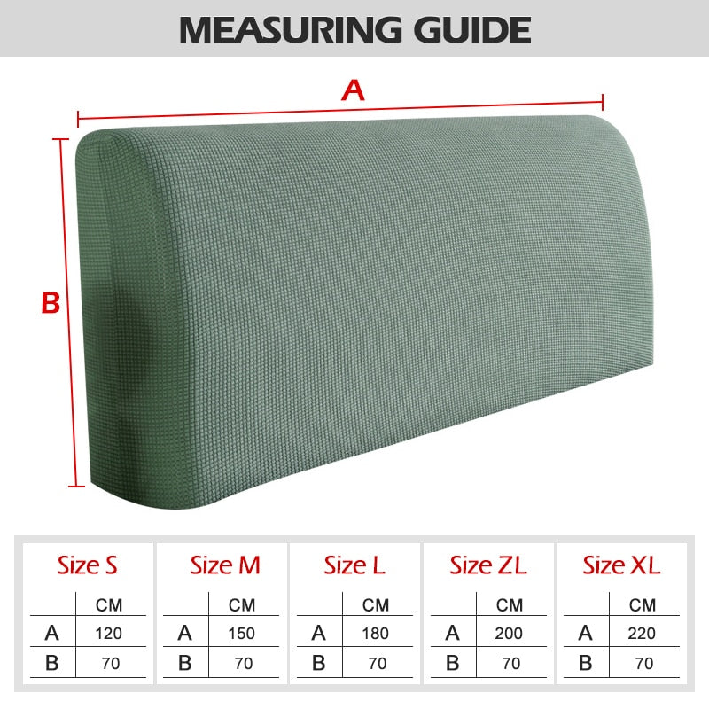 Polar Fleece Bed Headboard Elastic Cover Prily