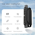 Portable Car Front/Rear Seat Headrest USB Powered Air Cooling Fan Prily