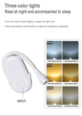 Portable Rechargeable 360° Wide Illumination Clip-On LED Reading Lamp Prily