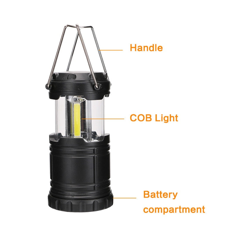 Portable Telescopic PopUp 3*COB Torch Light Prily