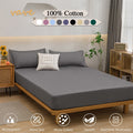 Premium 100% Cotton Breathable Anti-Slip Bed Sheet Prily