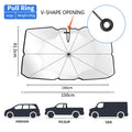 Pull Ring Smart Design Car Windshield Sunshade Umbrella Prily