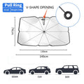 Pull Ring Smart Design Car Windshield Sunshade Umbrella Prily