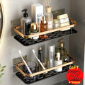 Punch-Free Luxury Aluminum Bathroom Shelves Prily