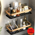 Punch-Free Luxury Aluminum Bathroom Shelves Prily