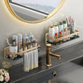 Punch-Free Luxury Aluminum Bathroom Shelves Prily