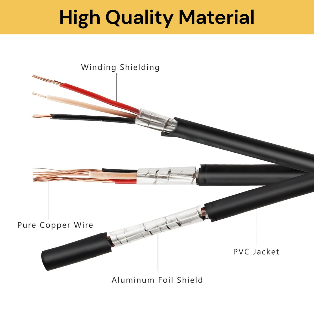 10M RCA Power Cable