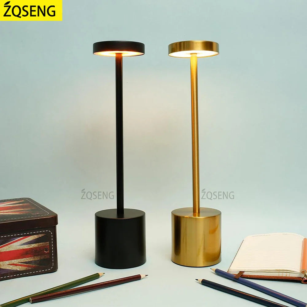 Rechargeable LED Touch Sensor Modern Style Table Lamp Prily