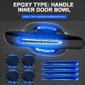 Reflective Car Door Handle Protection 3D Sticker (8 Pcs) Prily