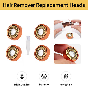 4PCs Hair Remover Replacement Heads