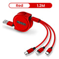 Retractable 3 In 1 USB Portable Charging Cable Prily