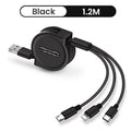 Retractable 3 In 1 USB Portable Charging Cable Prily