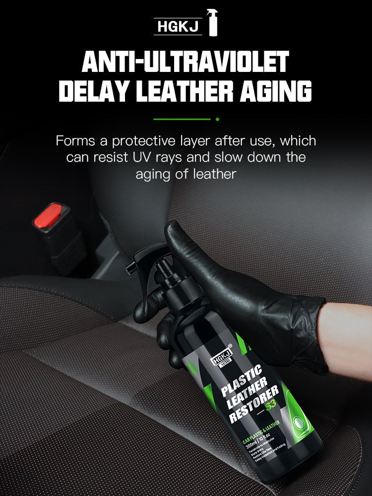 S3™ Car Leather & Plastic Liquid Protection Restorative Polisher Prily