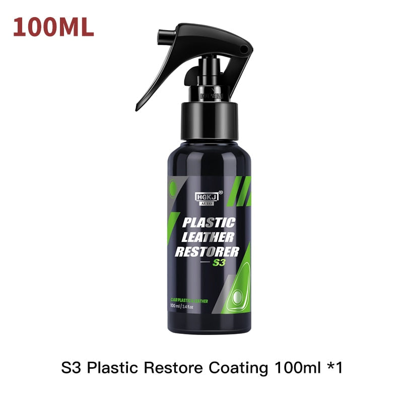 S3™ Car Leather & Plastic Liquid Protection Restorative Polisher Prily