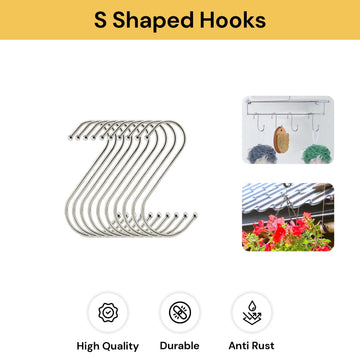 10PCs S Shaped Hooks