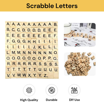 100PCs Scrabble Letters