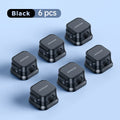 Self-Adhesive Magnetic Cable Clips Organizers (6pcs) Prily