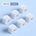 Self-Adhesive Magnetic Cable Clips Organizers (6pcs) Prily