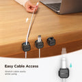 Self-Adhesive Magnetic Cable Clips Organizers (6pcs) Prily