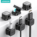 Self-Adhesive Magnetic Cable Clips Organizers (6pcs) Prily