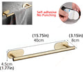 Self-Adhesive (drill-free) Modern-Design Chrome Steel Bathroom Accessories Prily