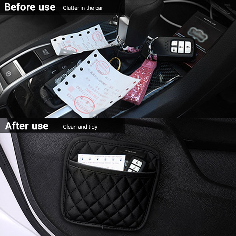 Self-adhesive Car Organizer Storage Pocket Prily