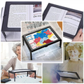 Seniors Low Vision 2in1 Desktop / Neck Reading Magnifier With LED Lights Prily