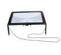 Seniors Low Vision 2in1 Desktop / Neck Reading Magnifier With LED Lights Prily