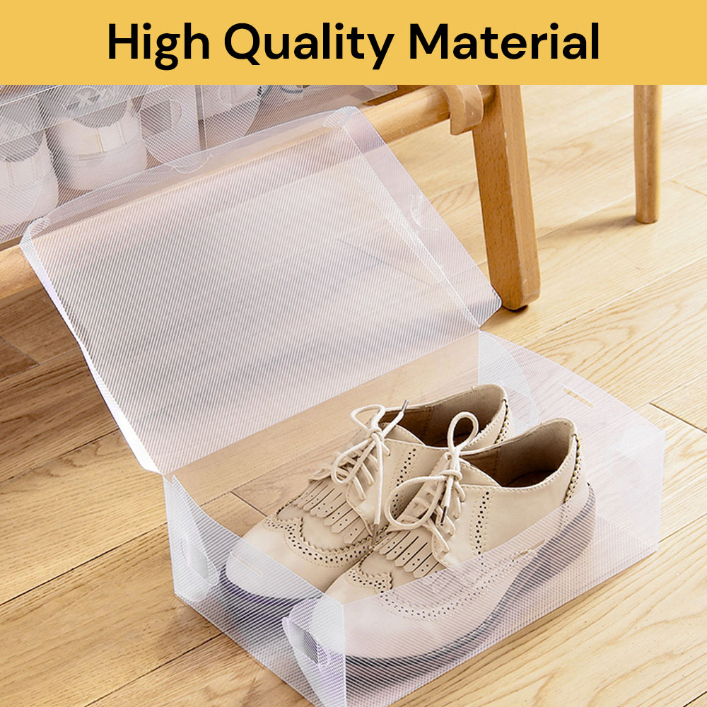 20PCs Transparent Shoe Storage Box