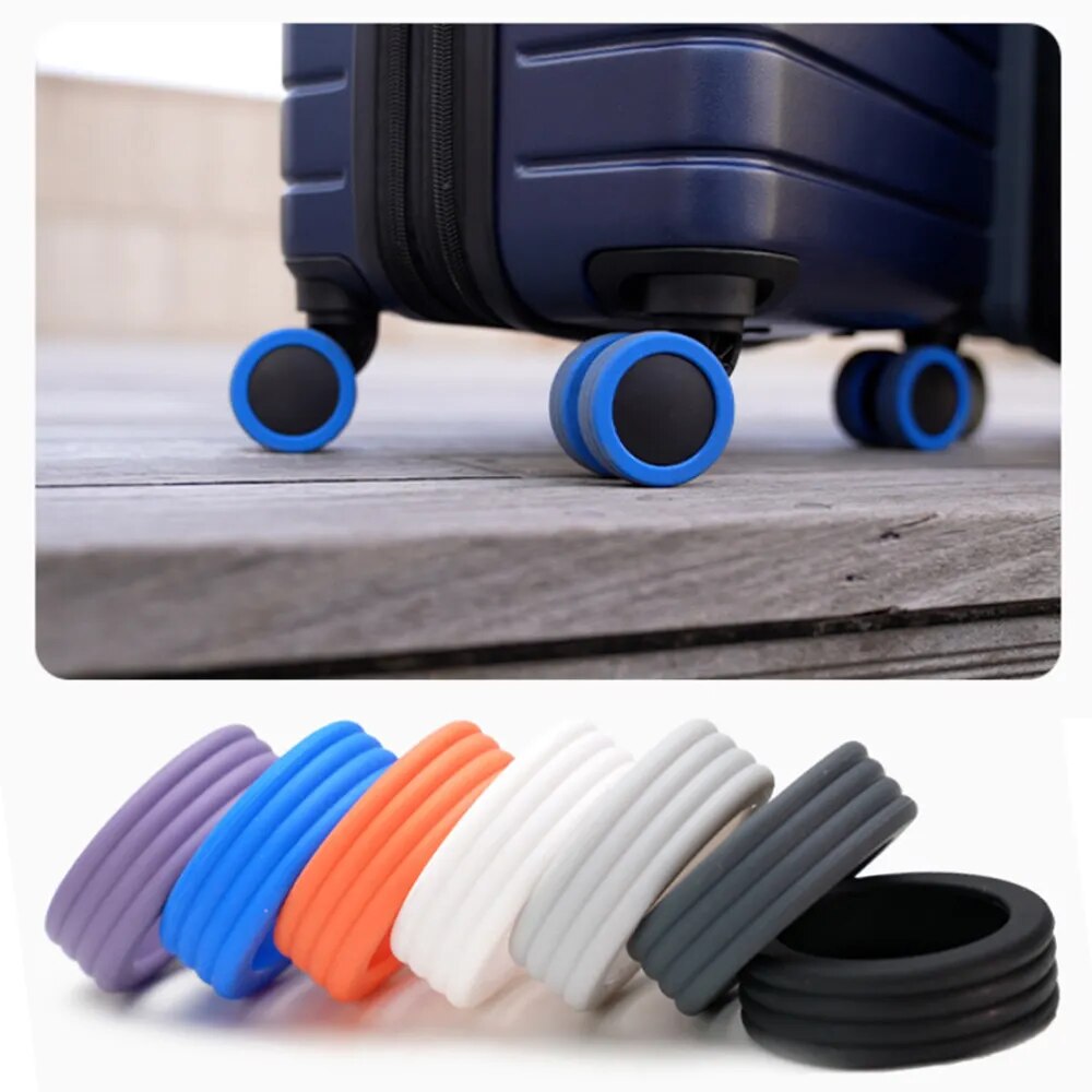 Silicone Luggage Suitcase Wheels Protector (8PCS) Prily